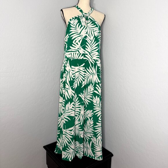 Torrid Stretch Tropical Halter Dress 2 2X 18/20 - Picture 4 of 13